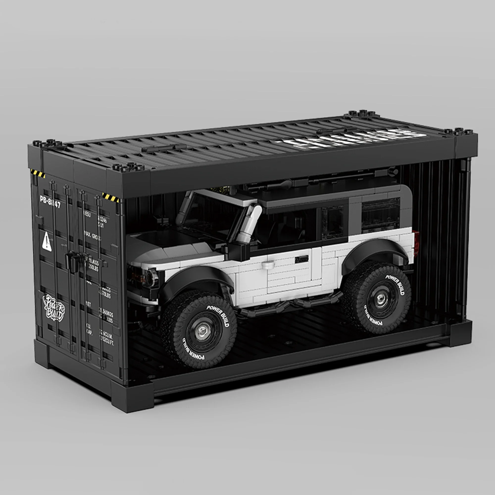 526pcs Caccia Cavallo Fuoristrada Blocchi di Costruzione del Veicolo Set PB8847 Velocità Tecnica SUV Modello di Auto Mattoni Giocattoli per I Bambini Adulti Regali