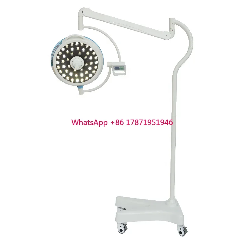 

Operation Room Standing Led Cold Light Mobile Lamp 360dg Irradiation LED 500 Surgery Shadowless Operating Light Mobile