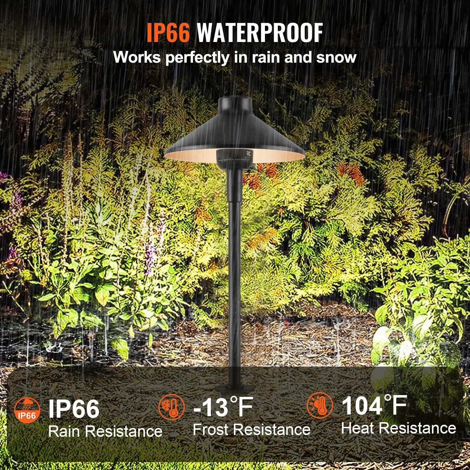 

12 Pack Low Voltage Landscape Path Lights 12-24V Outdoor LED Pathway Light