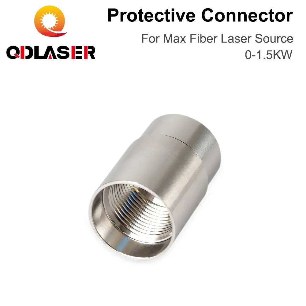 QDLASER Protective Connector Max 0-1.5KW Fiber Laser Source Output Protective Connector Lens Group for Max Fiber Laser Source