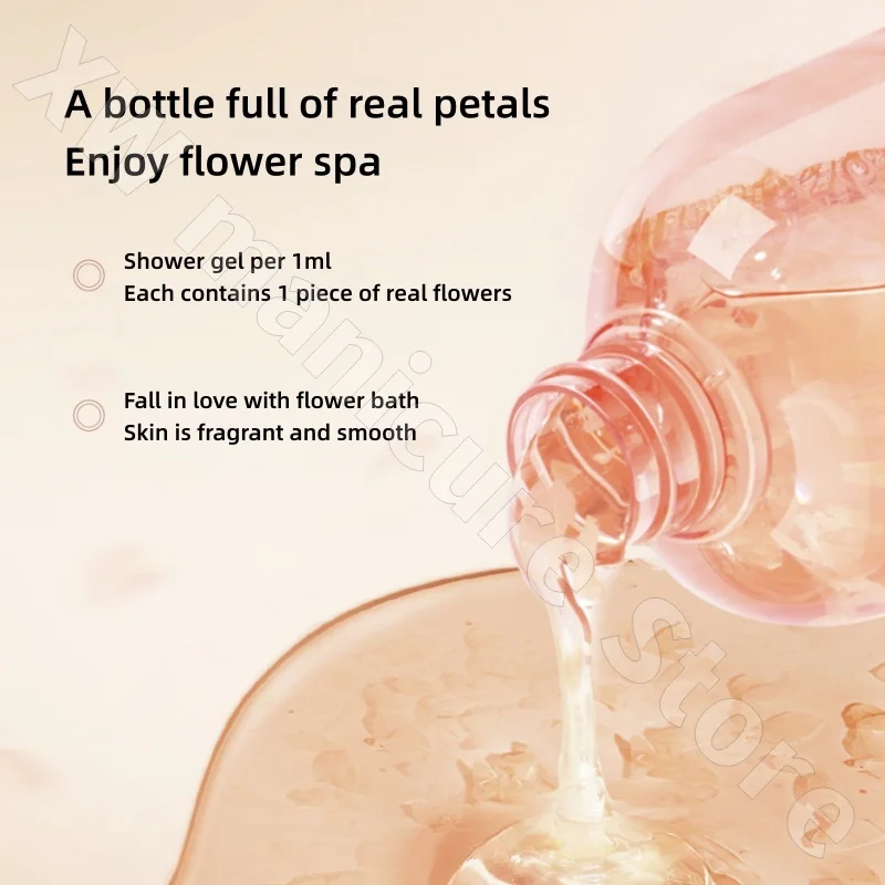 Half Acre Flower Field Shower Gel Amino Acid Jasmine Camellia Shower Gel Long-lasting Fragrance Refreshing Cleansing 100ml