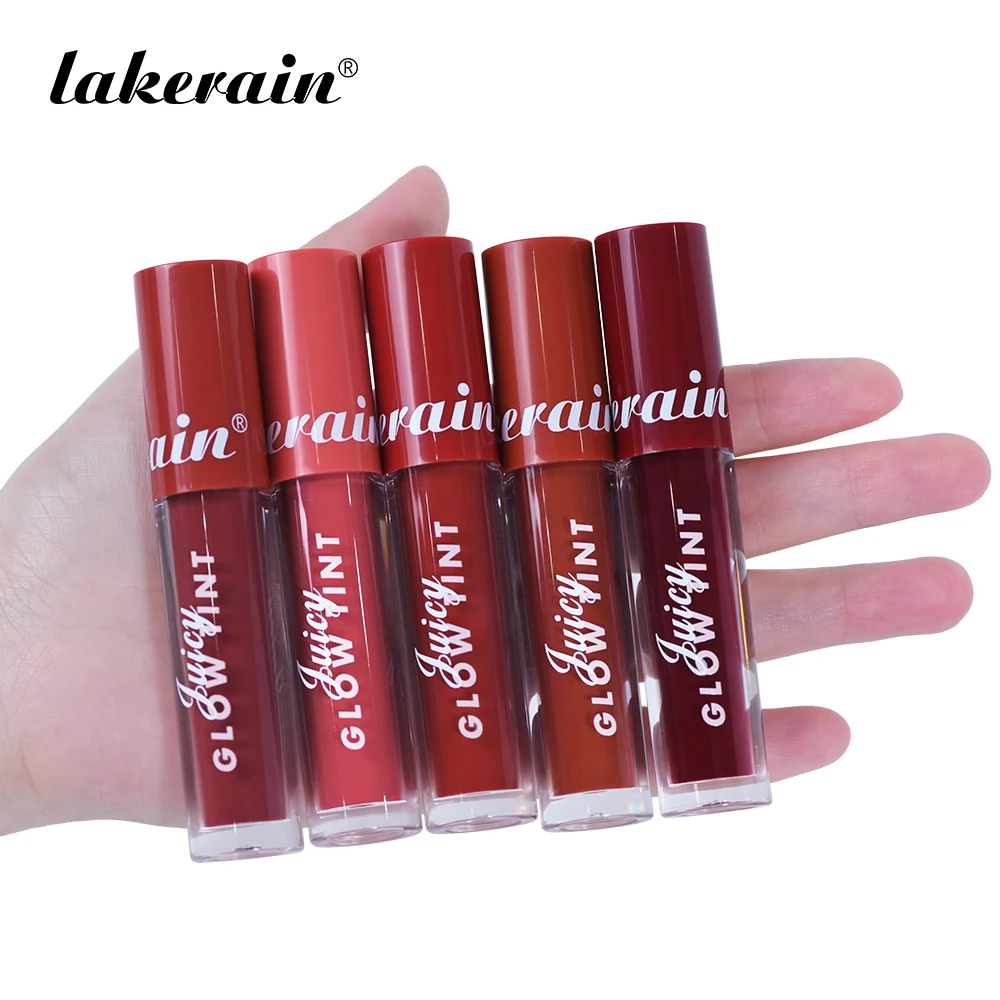 ลิปกลอส Lakerain 10 สี เนื้อกระจก เงางาม ฉ่ำวาว เนียนนุ่ม เบาสบาย ชุ่มชื้นยาวนาน