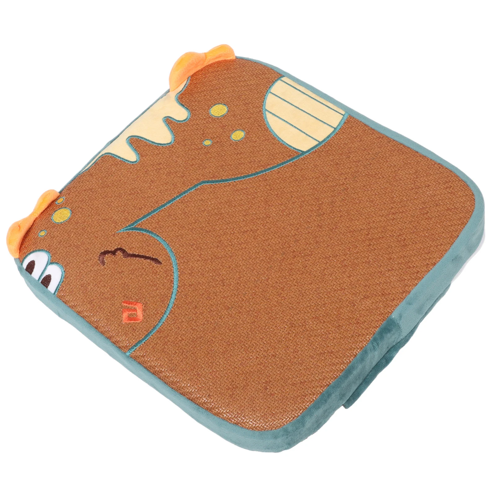 

Детская подушка для сиденья-бустера, приподнятая подушка для обеденного стула, дышащая противоскользящая подушка с мультяшным дизайном для малышей, домашнего использования для путешествий