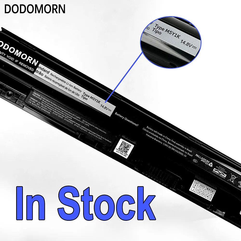 DODOMORN New M5Y1K Battery For Dell Inspiron 15 3000 Series 15-3551/3552/3567 15 5000 Series 5551/5552/5555/5558/5559 In Stock