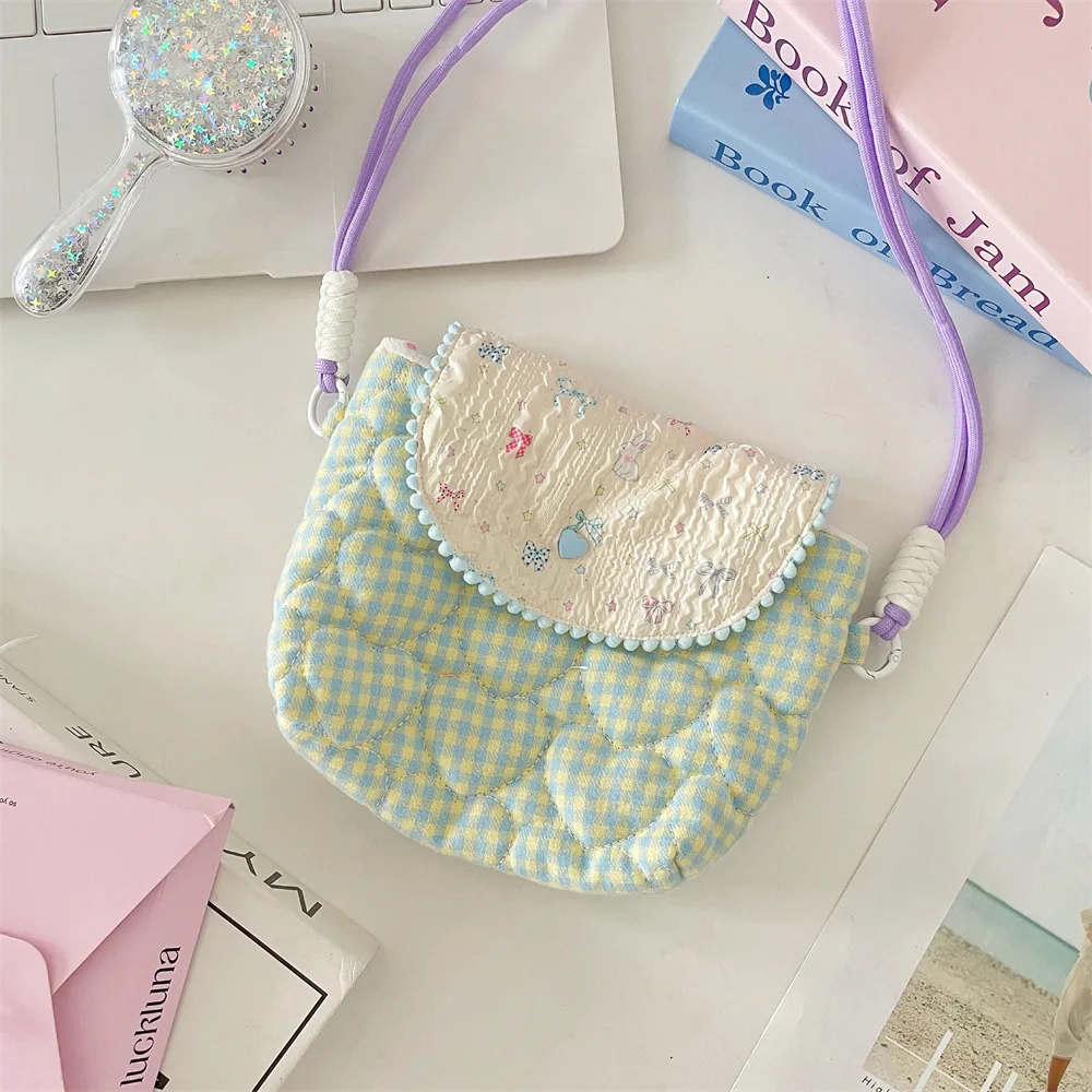 Cute Crossbody Shoulder Bag for Polaroid Camera Portable Small Travel Cosmetic Organizer Pouch for Women Mini Makeup Storage