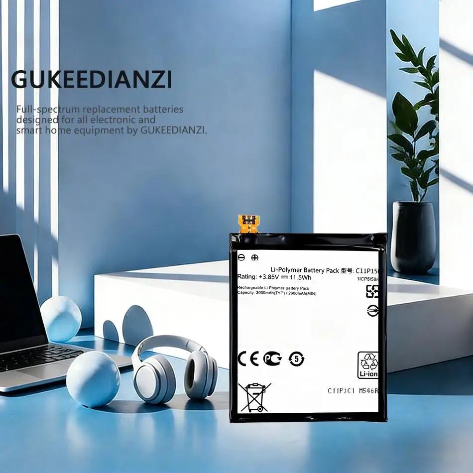 

Аккумулятор для мобильного телефона C11P1507, 3000 мАч, высокой емкости, для Asus Zenfone Zoom ZX551 ZX550 ZX551ML Z00XSB