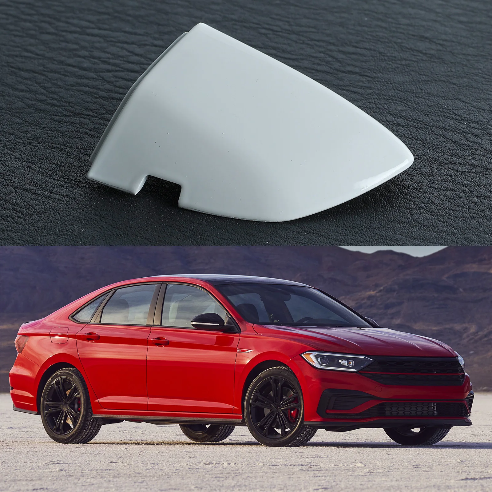 

1X For VW Jetta Vento A7 MK7 2019-2022 Front Left Door Handle Lock Cap Cover White Plastic Car Accessories 17A837879 2020 2021