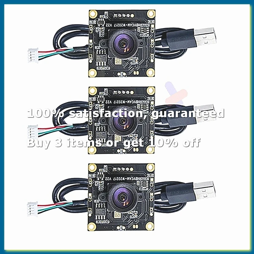 3 Pcs OV9732 100 Degrees 1280x720 30fps Camera Module for Autodarts Io with 2M Cable,PCB SIZE:32x32mm, Camera Module-A09I