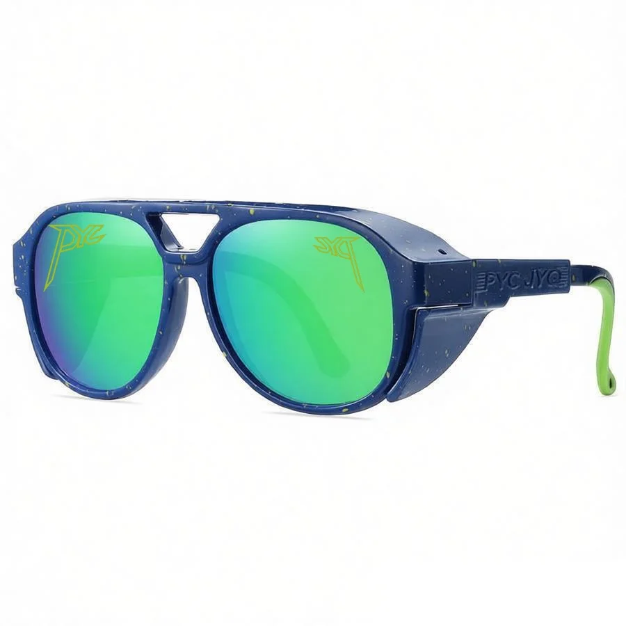 Punk Sonnenbrille Steampunk Sonnenbrillen PITS OCTAL VIPERS TRABEC Sport Wandern Radfahren Retro Vintage Eyewear Baseball-Brille