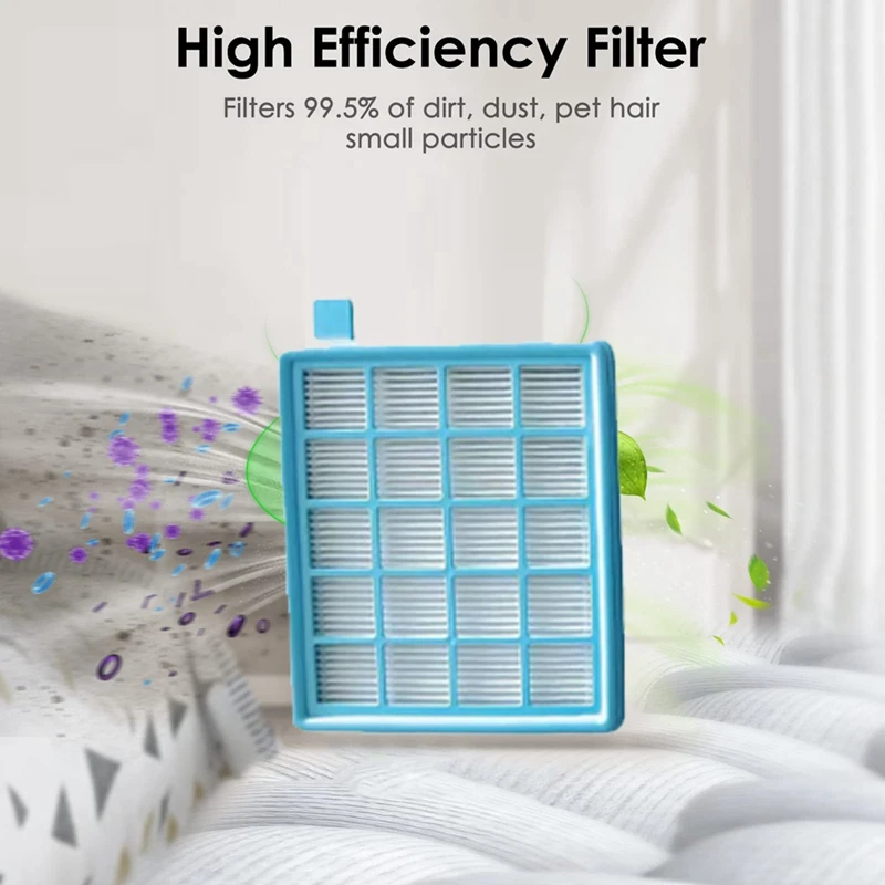 Abbn 12 peças filtro hepa para fc8470 fc8471 fc8475 fc8630 fc8645 fc9320 fc9322 peças de reposição para aspirador de pó
