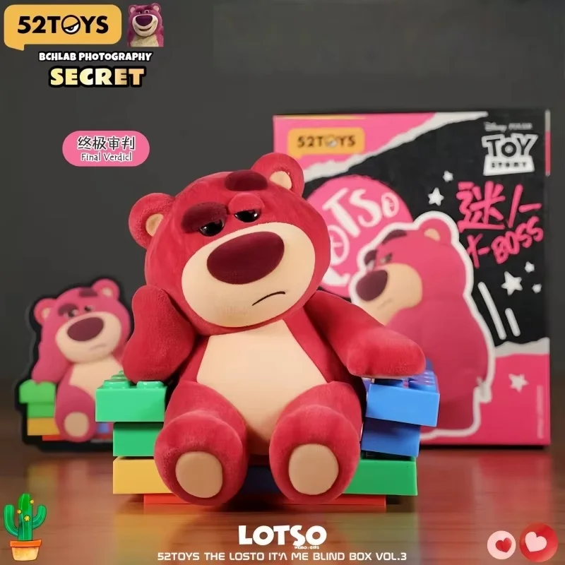 

Genuine 52toys Lotso 'It'S Me' 3 Series Blind Box Trendy Toy Figures Cute Ornament Surprise Kawaii Gifts For Festivals In Stock