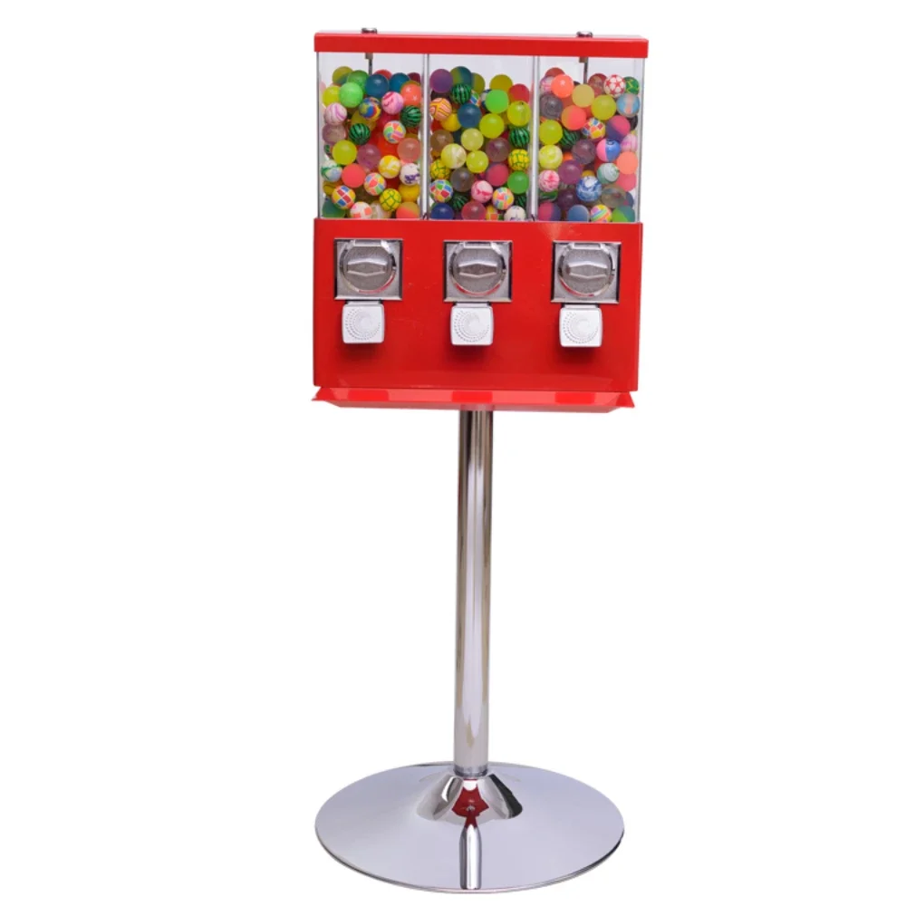 Candy/Gumball Tri-ple Head Machine/Tri-ple Head With Stand