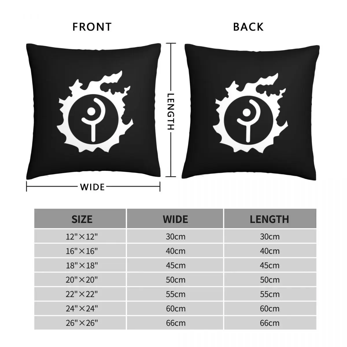 Final Fantasy 14 White Mage Job Icon Pillowcase Polyester Linen Velvet Printed Zip Decor Home Cushion Cover