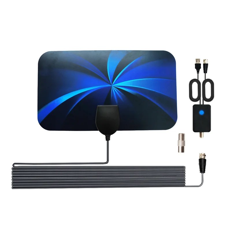 High-Definition Digital TV Antenna Indoor Digital TV Antenna Mini HDTV Antenna DVB-T2 ATSC Antenna Signal Receiver