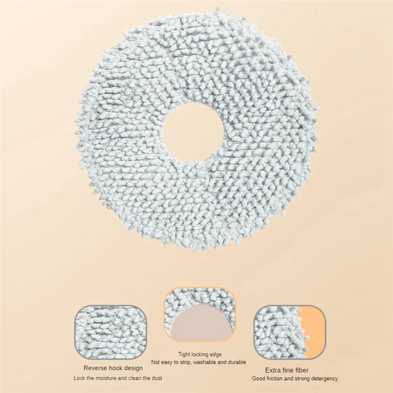 M17K-23PCS For Xiaomi Robot Vacuum X10+ X10 Plus B101GL Spare Parts Accessories Main Side Brush Hepa Filter Mop Rag Dust Bag