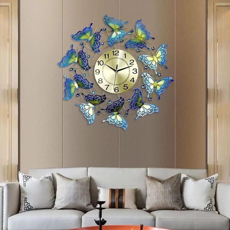 Quartz Machinery Wall Clock Cheap Retro Wall Art Kawaii Wall Clock Digital Luxury Horloge Murale Salon Living Room Decoration