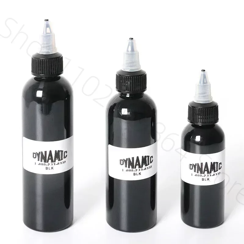 60/90/120ml Black Tattoo Ink Pigment Professional DIY Tattoo Pigment Permanent TattooInk Body Art Tattoo Pigment