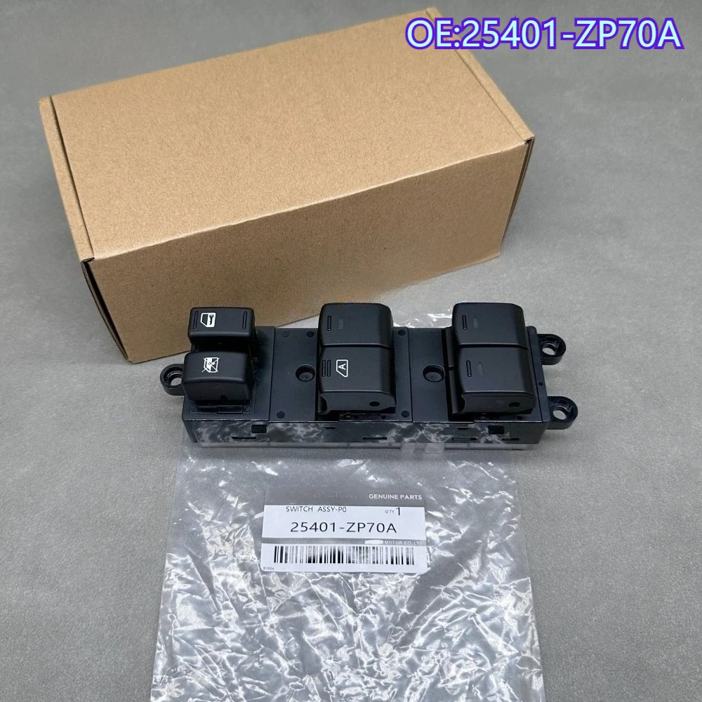 High quality New For 25401-ZP70A Power Window Switch Electric Window Main Switch For Nissan Frontier Xterra 2007-2016