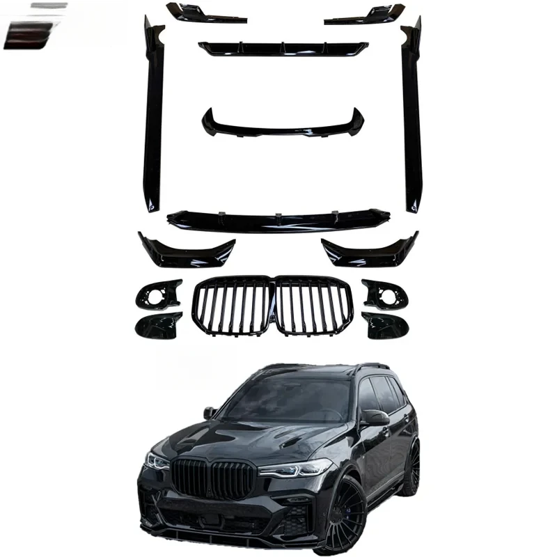 

High Quality Limited! CLY Black Wor Kit X7 G07 2019-2022 | Bumper+Lip+LED Grill+Mirror Cover |