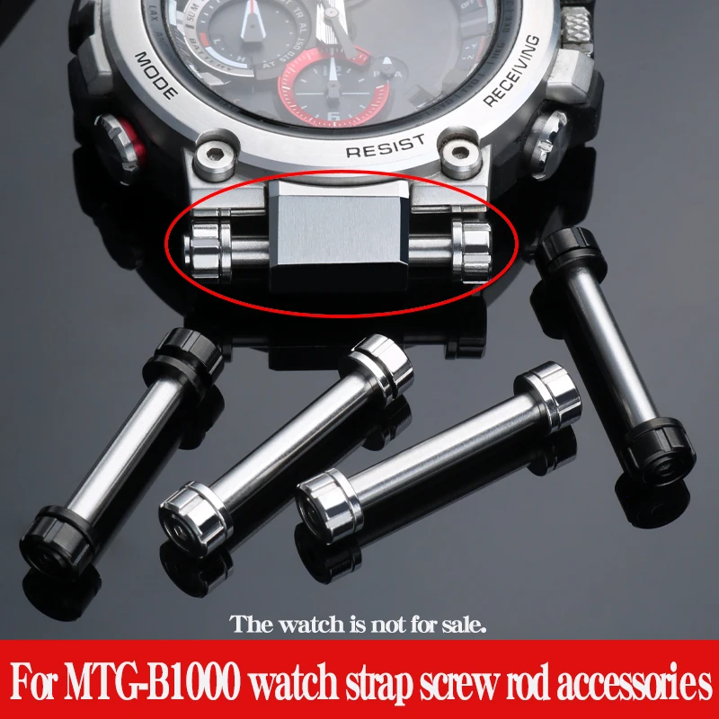High Quality Stainless Steel Screw Rod For Casio G-shock MTG-B1000 Strap Connecting Rod Accessories