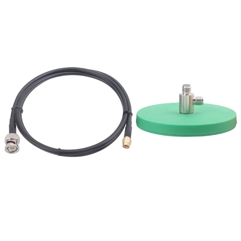 Highly Recommended Walkie-Talkie/Vehicle Antenna Magnetic Mount With 3-Meter SMA Male To BNC Male RG58 Coaxial Extension Cable B