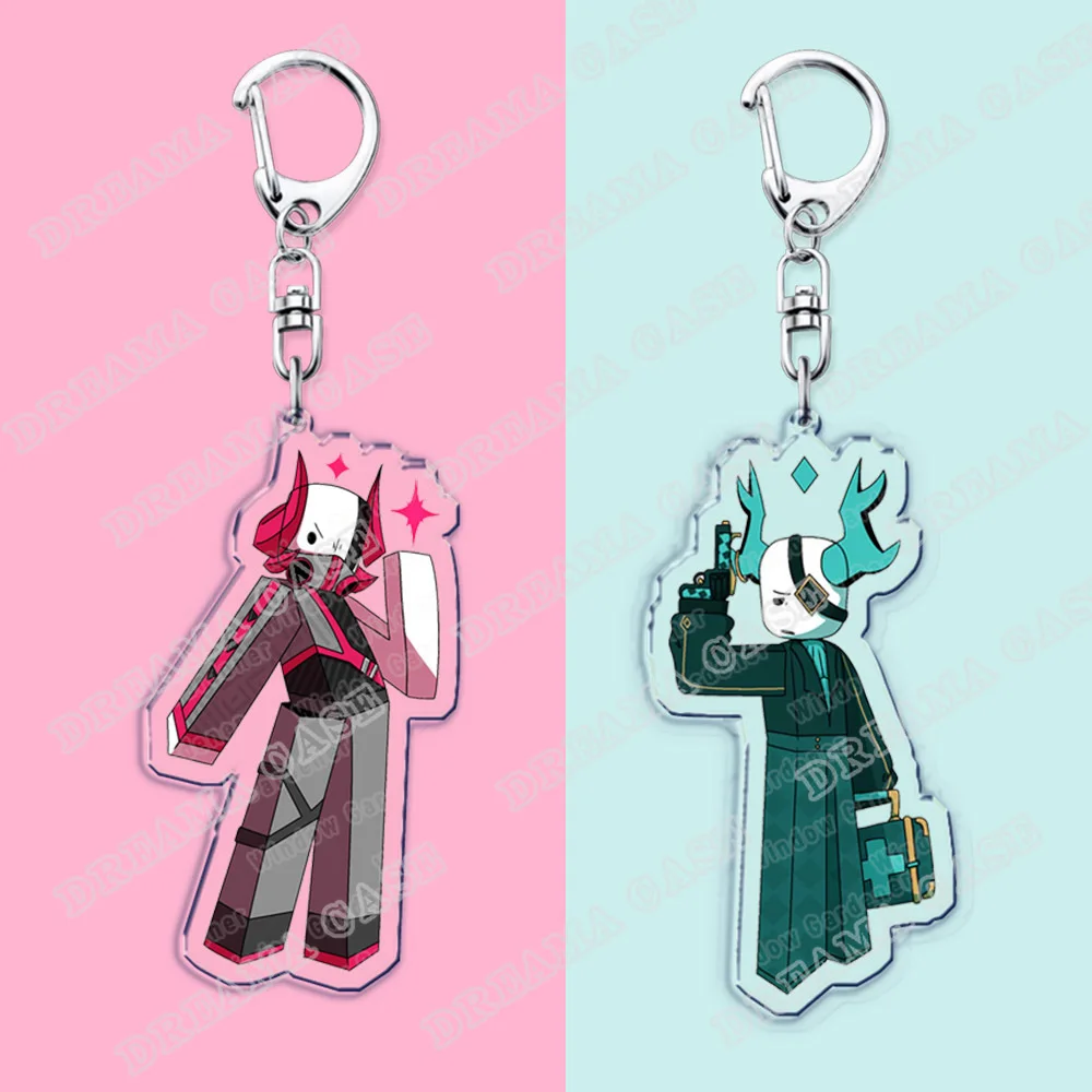 귀여운 만화 게임 아크릴 열쇠고리 이미지