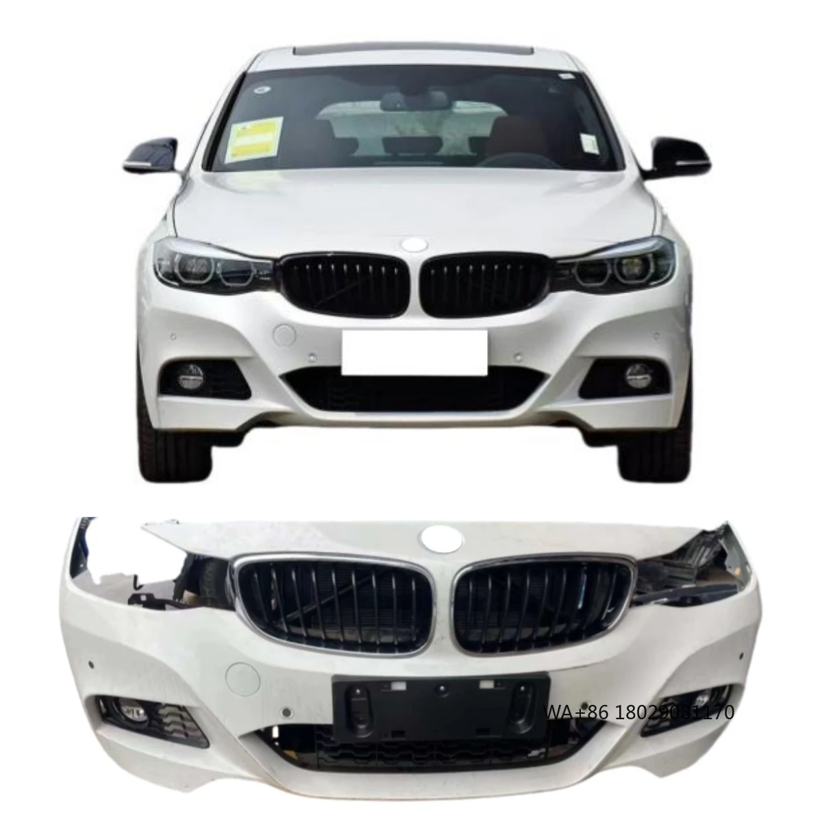 

High Quality Used Plastic Bodykit Front Bumper and Rear Radiator for 3 Series GT F34 Auto Car Parts Upgrade Replacement