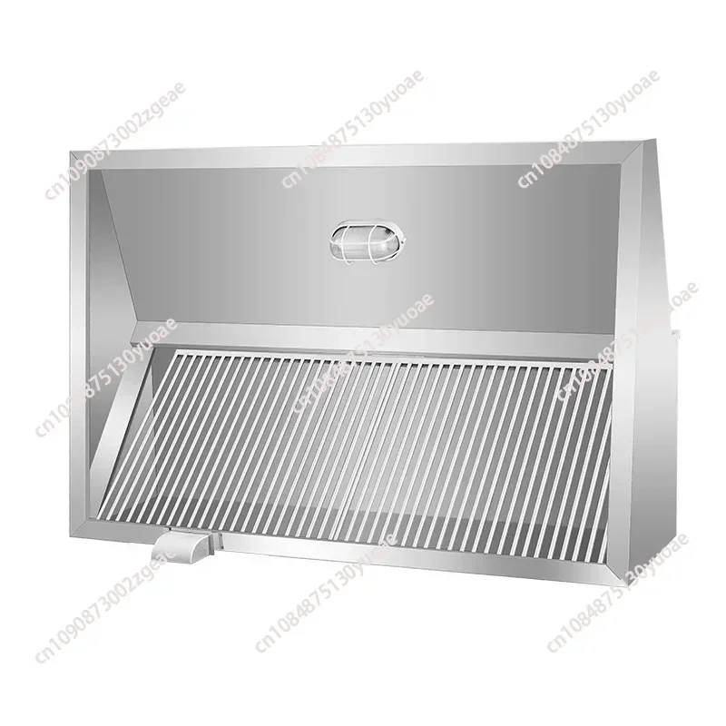 Thickened stainless steel fume hood, commercial kitchen restaurant canteen household strong suction purification range hood hood