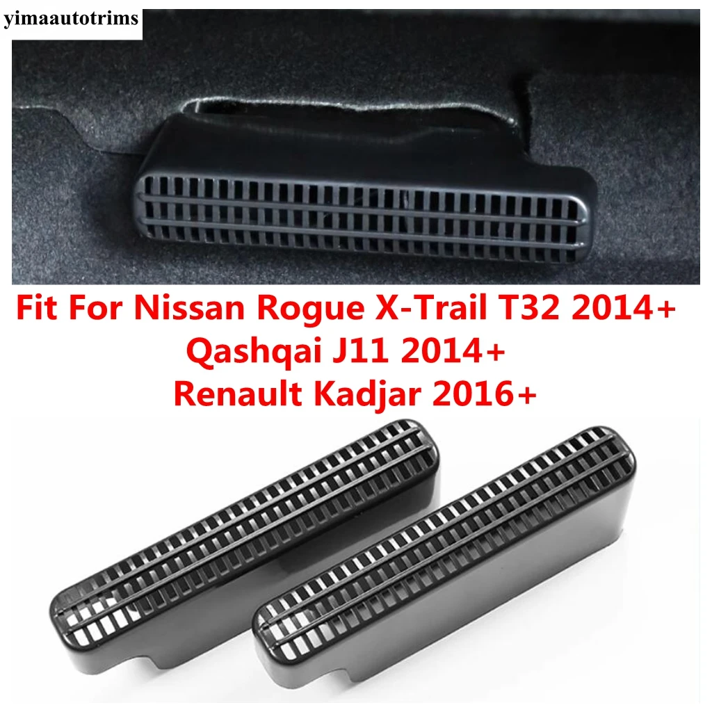 

Car Seat Floor AC Air Vent Outlet Dust Cover For Renault Kadjar 2016 - 2022 / Nissan Rogue X-Trail T32 / Qashqai J11 2014 - 2020