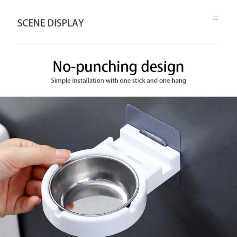 1PC  Portable Ashtray Wall Stainless Steel Pocket Smoke Holders Storage Cup for Toilet Home Office Cigarette Case for Smoker