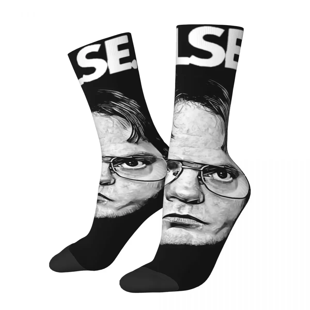 Cozy Female Male Socks Comedy Memes 80s Dwight Schrute Merchandise Super Soft Sport Socks All Season