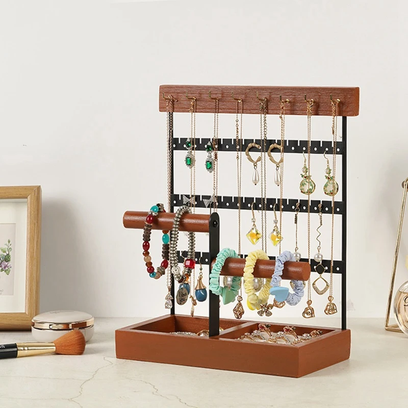 Double Axis Jewelry Rack Bracelet Necklace Jewelry Display Rack Fine Workmanship