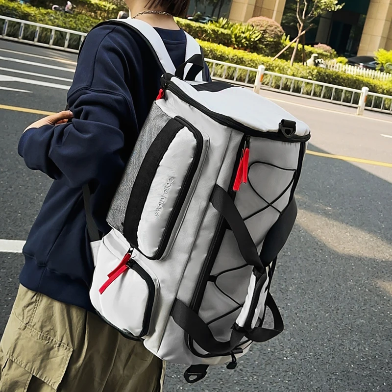 男性と女性の大容量トラベルバッグ、ドライウェット分離、フィットネスバッグ、ヨガバッグ、ハンドバッグ、荷物バッグ