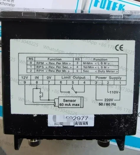 SM-20 FOTEK Multifunctional Counters Tachometer  Line speed meter 100% New
