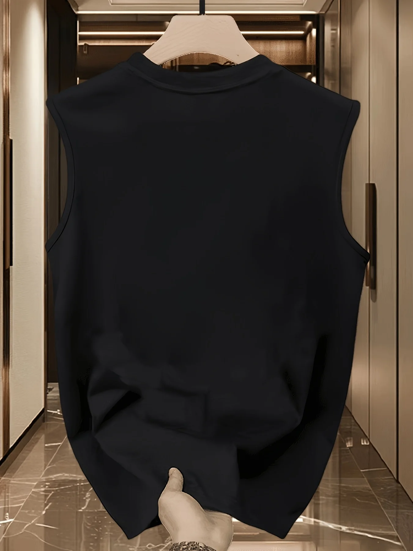 Pure Cotton Timeless Korean Tank Top Men American Basic Daily Outfit