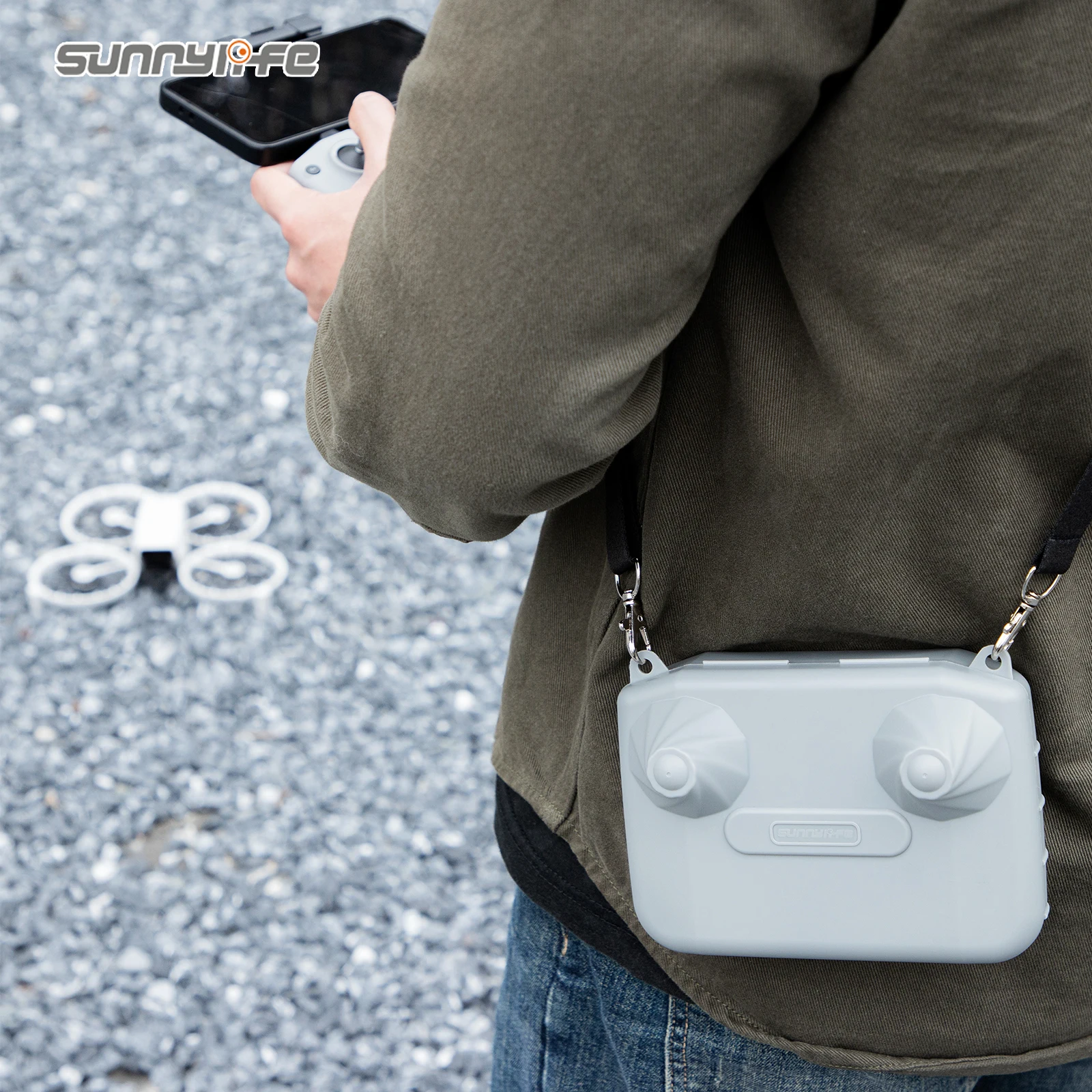 For DJI RC-N3/2/1 Universal Control Box With Strap Portable Carrying Case Storage Box Dust-proof Bag For DJI Neo/Flip/Mini 4 Pro