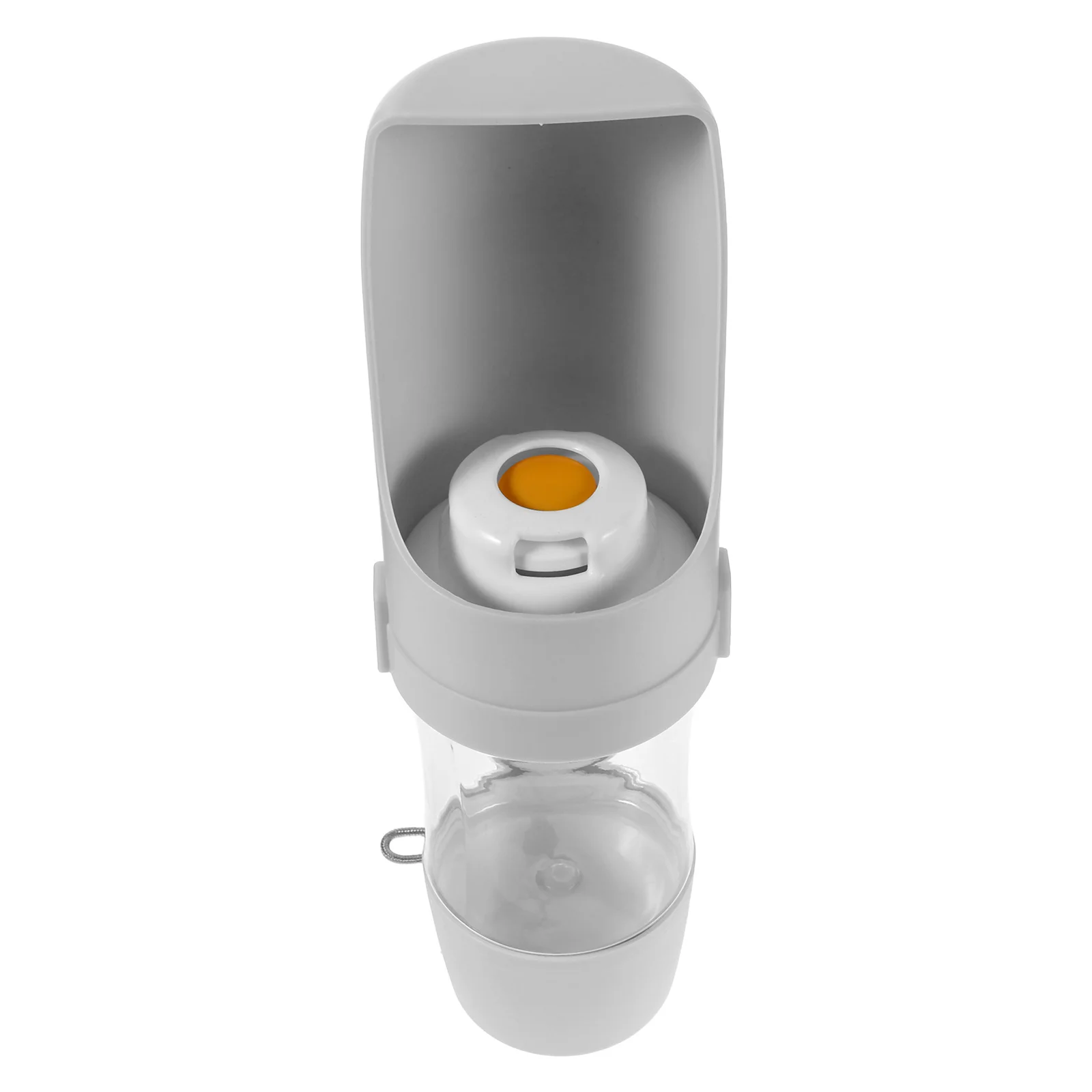 

Dog Portable Water Bottle Food Container Leak Proof Pet Travel Cup Outdoor Walking Hiking Cats Gray Portable Dog Water Bowl