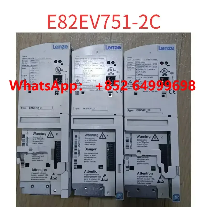 

Second-hand inverter E82EV751-2C 0.75KW 220V Test OK