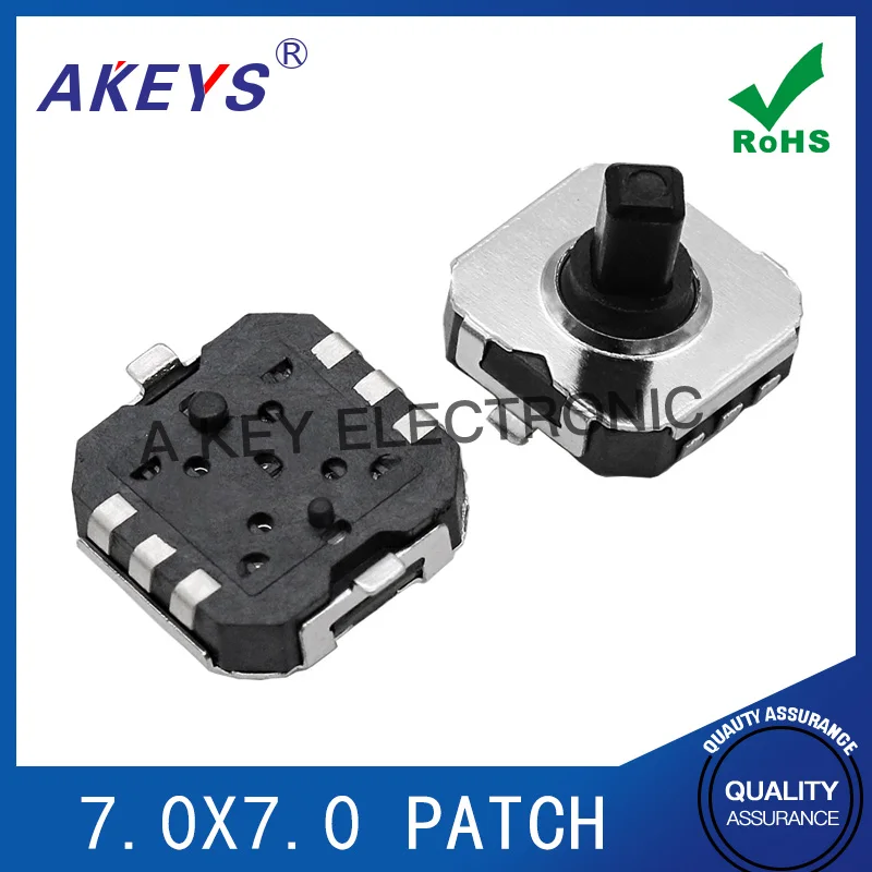 10pcs FT-002J Five-Direction Switch Multi-Direction Button With Feet 2 Feet 7 X7 Mobile Phone Paster L Connector A07-02B
