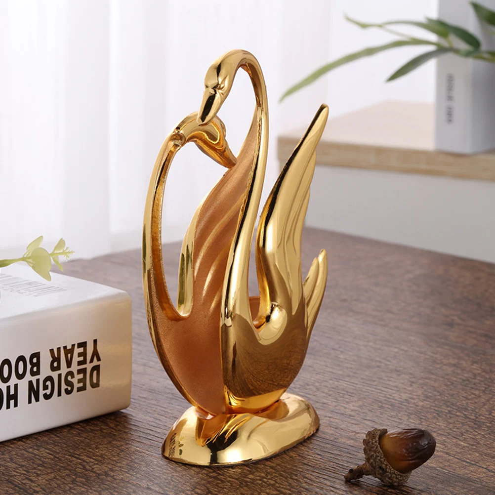 

Household Swan Tissue Holder Napkin Holders for Tables Iron Serviette Desktop Decoration