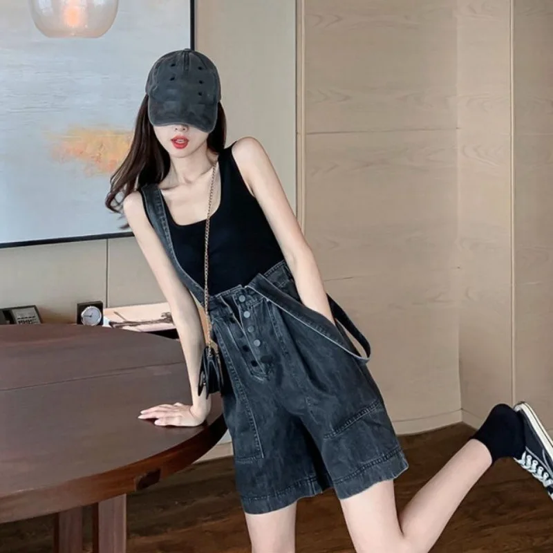 

Женские джинсовые комбинезоны, комбинезоны полной длины, женские широкие оранжевые допаминовые уличные костюмы, драпировка, сплошной цвет, двубортный Y2K