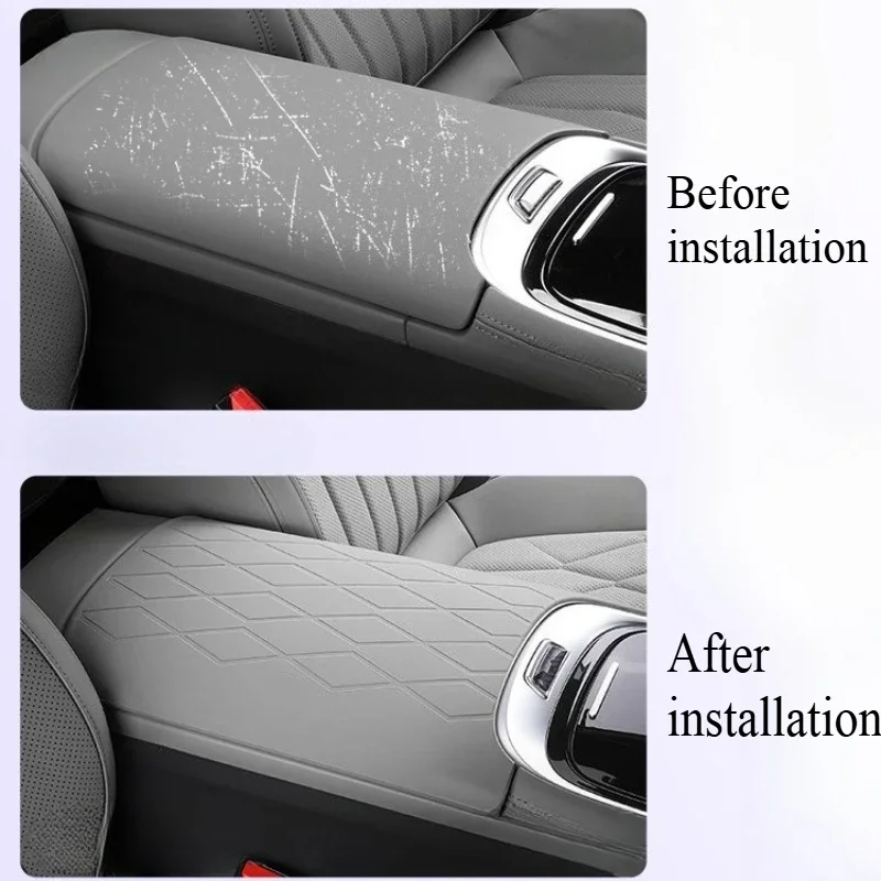 

Armrest Box Protective Mat car accessories Anti-scratch Silicone Central Control Cover for Geely Galaxy A7 modified interior