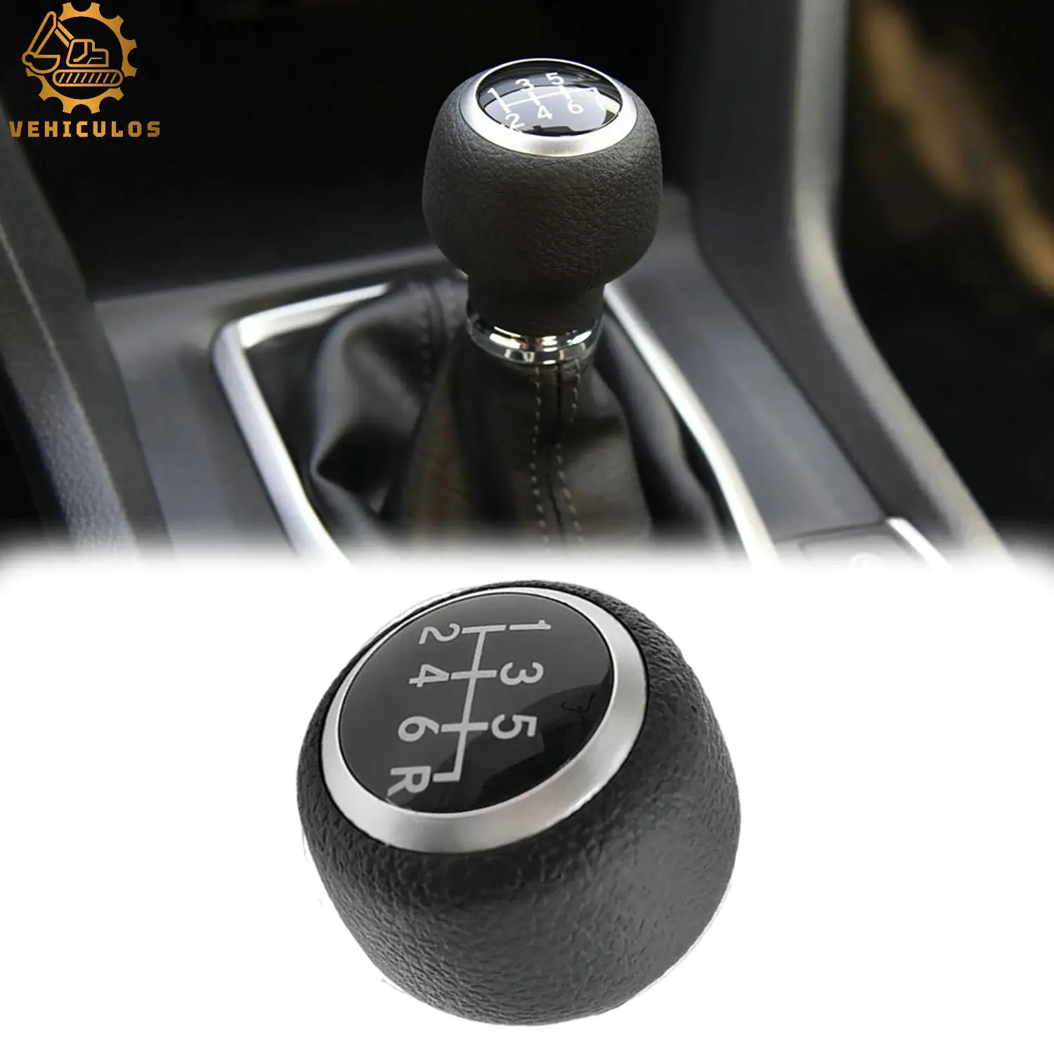 

Brand New 6 Speed Shifter Knob Handle For Honda Civic 2016-2019 Black 54102-TBA-L02ZB 54102TBAL02ZB Manual Gear Lever Cover