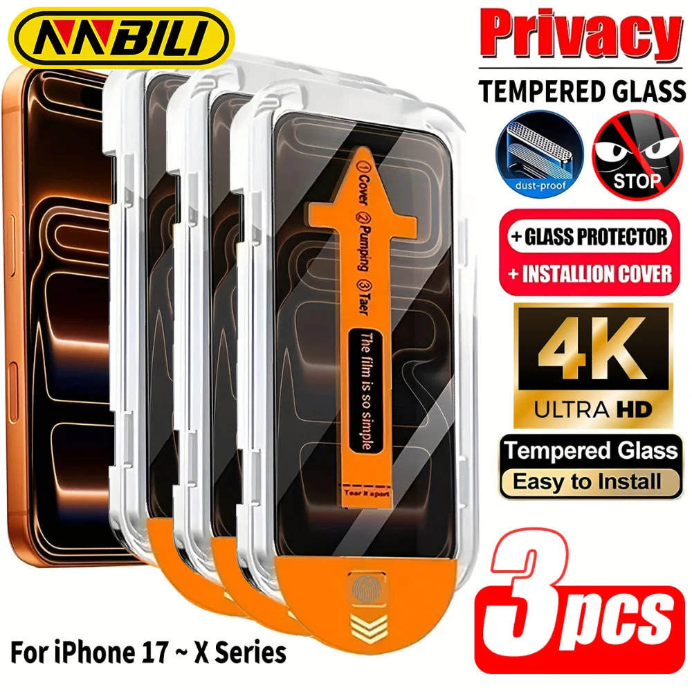Nnbili 3Pcs Privacy… - image