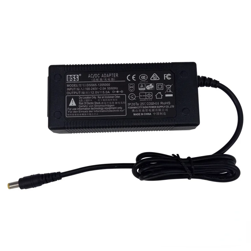 

1PCS 12V1A New AC 100V-240V Converter power Adapter DC 12V 1A 1000mA Power Supply EU Plug DC 5.5mm x 2.1mm