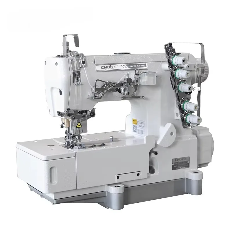 

Golden-choice GC562-08AC High Quality Flat Bed Interlock Sewing Machine for T-shirt Bottom Hemming