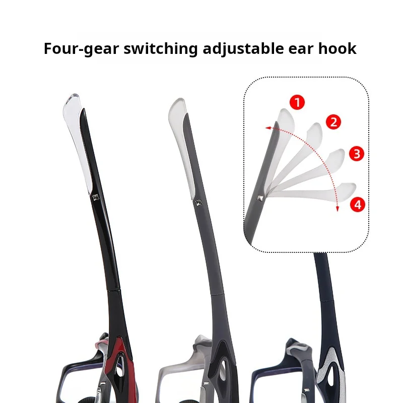 Spectacle Frame Attractive Mens Distinctive Design Brand Comfortable TR90 Full Frame Square Sports Glasses Frame Eyeglass 81278 - Image 4