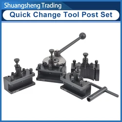 A-type European Quick-Change Tool Holder German-Style 20x20mm Lathe Fixture Set For 150-300mm Bed Swing