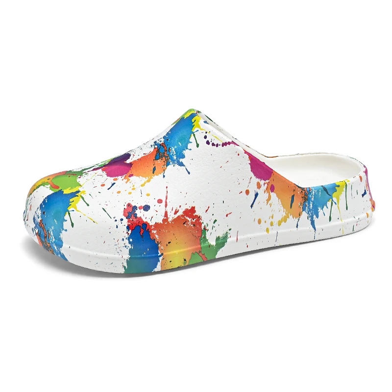 Marca Eva Chinelos Meia Sapatos De Borracha Para Homens Mulheres Impermeável Jardim Tamancos Fechado Toe Chef Shoes Restaurante Cozinha Trabalhando