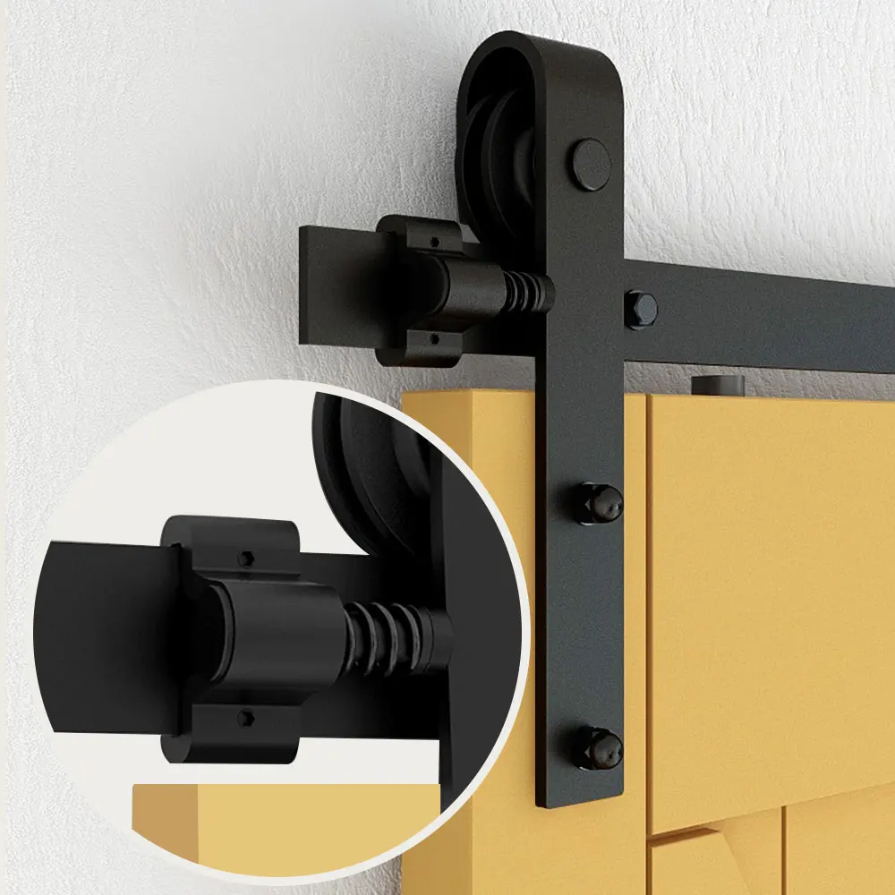 Sliding Barn Door Stopper Anti-jumpers Roller Rail Accessories for Sliding Barn Door Rail Kit